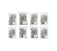 Kit di 800 punti metallici a caldo per riparazione di paraurti auto, con 8 tipi di chiodi in acciaio inox, per l'uso nella saldatura con cucitrice