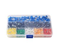 Kit di 800 terminali AWG 10-23 1,5-6 mm2 pinze a crimpare per manicotti terminali per cavi morsetti per tubi speciali puntali pinze per utensili manuali
