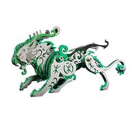 Kit di 92 puzzle in metallo 3D a forma di tigre, assemblaggio fai da te, stile steampunk, meccanico, antica bestia cinese, tigre Bi'an, decorazioni creative per scrivania per ufficio e casa