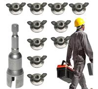 Kit Di A Farfalla,Bulloni Da 6 Millimetri Con Driver Ergonomico Per Ferramenta - in Metallo per Usi Diversi | Per Adulti Uomini Papà Riparazione Auto Casa Mobili