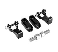Kit di abbassamento regolabile ATV resistente ad alta resistenza 350 660 700 Aluminio Blue Blue Front Liews Lingces migliora la gestione della pista corsa per le corse a tracce (Nero)