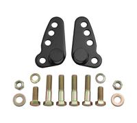 Kit di abbassamento regolabile nero per Harley Electra Glide Road King 2002-2016