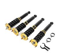 Kit di abbassamento sospensione coilover ammortizzatore da 4 pezzi adatto per Supra Base Hatchback 2D 3.0L 1986-1992 - Altezza regolabile, molle ad alta rigidità