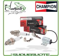 Kit di accensione per Fiat 500 N D F L R 126 Candele Puntine Punte Condensatore
