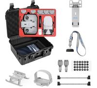 Kit di accessori 8 in 1 per DJI Mini 4K/Mini 2 SE, custodia rigida a doppio strato, supporto per tablet, cordino da collo, carrello di atterraggio, supporto eliche