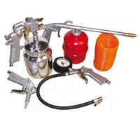 Kit di accessori ad aria per compressore 5 pz attacco a vite