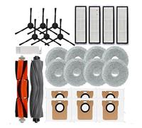 Kit Di Accessori AT28, Compatibile Con Robot Aspirapolvere Xiaomi X20 Max, X20 Pro, Spazzola Laterale Principale, Filtri HEPA, Panni For Mocio, Sacchetti Antipolvere.