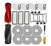 Kit Di Accessori, Compatibile Con Gli Aspirapolvere Robot Roborock Qrevo Curv/P20 Pro/Qrevo Edge, Spazzola Laterale Principale, Filtri HEPA, Sacchetti For Mocio.