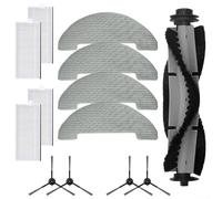 Kit di accessori con filtro a spazzola laterale principale e panno per mocio, progettato per MONSGA MR1 per robot aspirapolvere XIEBro HR1010 e HR1010 (A)