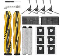 Kit di accessori da 18 pezzi compatibile con aspirapolvere MOVA Z60 Ultra Roller Complete/Z60 Ultra Roller SA, include 2 spazzole principali, 4 spazzole laterali, 6 sacchetti per la polvere, 2 mocio a