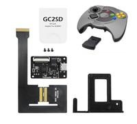 Kit di accessori da gioco compatibile con NGC DOL-001/DOL-101, chip RP2040 senza saldatura con adattatore GC2SD Gen2, supporta il caricamento della scheda SD Swiss Cubiboot per console di gioco retrò