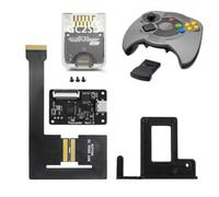 Kit di accessori da gioco compatibile con NGC DOL-001/DOL-101, chip RP2040 senza saldatura con adattatore GC2SD Gen2, supporta il caricamento della scheda SD Swiss Cubiboot per console di gioco retrò