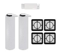 Kit di accessori di ricambio compatibile con aspirapolvere Xiaomi Truclean W20, include 2 spazzole a rullo e 4 filtri HEPA, sistema di filtraggio lavabile e riutilizzabile, prestazioni di pulizia ad
