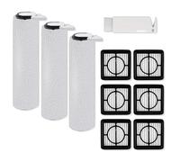 Kit di accessori di ricambio compatibile con aspirapolvere Xiaomi Truclean W20, include 3 spazzole a rullo e 6 filtri HEPA, sistema di filtraggio lavabile e riutilizzabile, prestazioni di pulizia ad