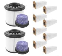 Kit di accessori di ricambio completo per Dreame Z40 Station 1 filtro HEPA, 1 prefiltro, 5 sacchetti per la polvere (B)