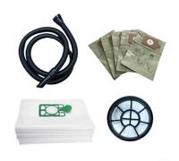 Kit di accessori di ricambio per aspirapolvere compatibile con Numatic per Henry per modelli Hoover, tubo filtrante, sacchetti per la polvere, set di accessori di ricambio in carta non tessuto