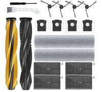 Kit di accessori di ricambio per aspirapolvere Dreame Aqua10 Ultra Track Complete e Aqua10 Pro Track con filtri, panni mocio, spazzole laterali, rulli, facile da installare