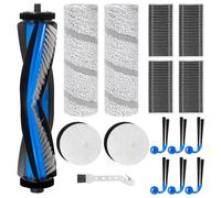 Kit di accessori di ricambio per aspirapolvere robot Ecovacs Deebot X11 OmniCyclone, 1 spazzola principale, 2 Panni Roller, 4 filtri, 2 filtri per stazioni base, 6 spazzole laterali, 1 spazzola