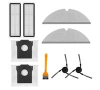 Kit di accessori di ricambio per Dreame per robot aspirapolvere D20 Pro-Plus con spazzole laterali, filtri, panni mocio e sacchetti per la polvere