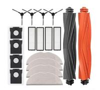 Kit di accessori di ricambio per robot aspirapolvere Mova S20 Ultra e RLM71CE, include 2 spazzole a rullo, 4 spazzole laterali, 4 sacchetti per la polvere, 4 panni e filtri, facile da installare