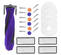 Kit di accessori di ricambio per robot aspirapolvere Narwal Freo Z10 Ultra/Freo Z10, include 1 spazzola principale, 6 spazzole laterali, 4 panni per mocio, 4 filtri Hepa, pezzi di ricambio