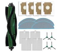 Kit di accessori di ricambio per Roomba 105 per robot aspirapolvere Combo con spazzola principale, spazzole laterali, filtri, panni mocio, sacchetti per la polvere (A)