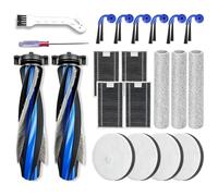Kit Di Accessori For Aspirapolvere, Compatibile Con Deebot X12 OmniCyclone | 2 Spazzole Principali, 6 Laterali Rimuovono Detriti, 4 Filtri HEPA Raccolgono Polvere, 3 Panni Mop, 4 Filtri Spugna