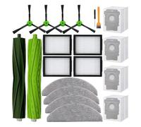 Kit di accessori for iRobot Roomba Combo I5+ J5+: spazzola a rullo, filtro, panno for mocio, sacchetto for aspirapolvere, spazzola laterale