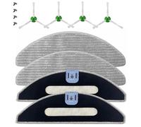Kit di accessori for panni for mocio e spazzole laterali. Compatibile con i robot aspirapolvere Irobot Roomba Combo I5 I5+ J5 J5+, riutilizzabili.