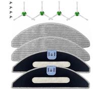 Kit di accessori for panni for mocio e spazzole laterali. Compatibile con i robot aspirapolvere Irobot Roomba Combo I5 I5+ J5 J5+, panno riutilizzabile.