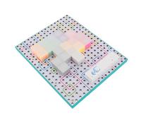 Kit di Accessori Magnetici per Mattoncini Luminosi per Ragazzi e Ragazze con LED Che Cambia Colore per L'apprendimento Creativo 30 Pezzi (Tipo 2)