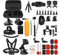 Kit di Accessori per Action Camera ChromLives, Set di Supporti per Action Camera 57 in 1 Compatibile con Gopro Hero 13 12 11 10 9 8 7 6 5/Session 5/Hero 4/3+/3/2/1, DJI Osmo, Akaso, Insta360, Registra