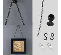 Kit di accessori per appendere quadri, gancio regolabile da parete in stile francese per opere d'arte e cornici, perfetto per mostre fotografiche
