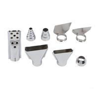 Kit di accessori per aria calda in metallo, 8 pezzi, 35 mm, per calore da 1500 2000 W, con resistenza al calore migliorata, per progetti industriali e fai da te