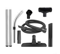 Kit di accessori per aspirapolvere da 32 mm per serie Numatic con tubi di prolunga cromati, spazzola rotonda, bocchetta a lancia, strumento per tappezzeria e montaggio tubo flessibile