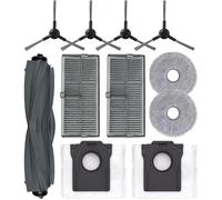 Kit di accessori per aspirapolvere Dreame Mova E30 Ultra, 1 spazzola principale, 4 spazzole laterali, 2 filtri, 2 panni per mocio, 2 sacchetti per la polvere