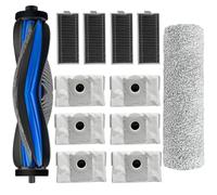 Kit di accessori per aspirapolvere Ecovacs Deebot X9 pro Omni/X9 Pro, 1 spazzola principale, 1 rullo mocio, 6 sacchetti per la polvere, 4 filtri