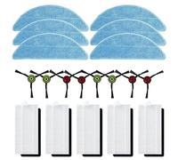 Kit di accessori per aspirapolvere, panno per con filtro a spazzola laterale, spazzola laterale, filtro e panno per , confezione combinata per parti con spazzola laterale