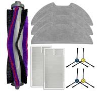 Kit di accessori per aspirapolvere, set di ricambio con spazzola laterale principale, filtro e panno per mocio per M9, per Eureka NER E10s E10S, per Obode A8(A)