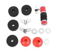 Kit di accessori per bicicletta a tamburo da 13 pezzi | Top - Cuscinetti in feltro/rondelle / dadi ad ala | Sicuri - Design dell'impugnatura per una migliore qualità del suono | Ricambio per cuscino e