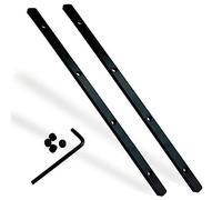 Kit di accessori per binari guida 71358 482107 compatibile con Festool | Makita | DeWalt Seghe a binario Secure Long Cut, confezione da 2, nero