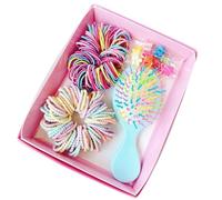 Kit di accessori per capelli per bambini con pettine e fascia elastica per capelli clip laterale per la scuola dei bambini uso quotidiano dello styling dei capelli