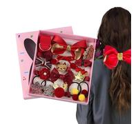 Kit di accessori per capelli per ragazze, set di accessori per capelli da bambina, set di elastici per capelli con fermagli per capelli, kit di capelli per ragazze 18X, strumenti per parrucchiere