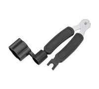 Kit Di Accessori Per Chitarra 3 In 1 Per Cambiare Le Corde Della Chitarra Estrattore Per Perni Multifunzione(Black)