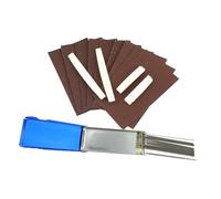 Kit Di Accessori Per Chitarra Lima Combinata Per Lucidatura Chitarra Osso Di Mucca Capotasto Superiore E Inferiore Fai Da Te Carta Vetrata Per Riparazioni