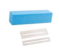Kit Di Accessori Per Chitarra Strumento Per Lucidare La Tastiera Della Chitarra Carta Vetrata Fine E Morbida(Blue)