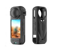 Kit di accessori per fotocamera Insta 360 X5 con custodia in silicone e custodia protettiva per obiettivo custodia rigida per viaggi escursionismo