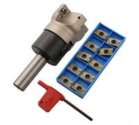 Kit di accessori per fresa CNC C16-FMB22, asta di prolunga con disco BAP400R-50-22-4T e inserti in carburo APMT1604, staffa in acciaio legato