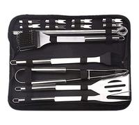 Kit di accessori per grigliate Set di strumenti per barbecue per barbecue, Set di strumenti per griglia in acciaio inossidabile da 20 pezzi con borsa per il trasporto, strumenti per barbecue per uomi