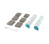 Kit di accessori per la pulizia compatto per Leifheit Regulus For Aqua per PowerVac, con spazzola rimovibile e rulli in microfibra